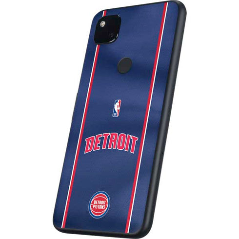 NBA Detroit Pistons Jersey Google Pixel 4a Skin